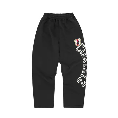 ARCH SHIELD OPEN HEM SWEATPANT [BLACK]