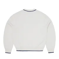 RSLM KNIT CREWNECK [CREAM], back view (2 of 4)