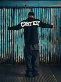 STAR RAGLAN WAFFLE THERMAL [BLACK], detail (4 of 4)
