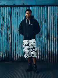 GUERILLAZ CARGO SHORT [ARCTIC CAMO], side view (3 of 4)