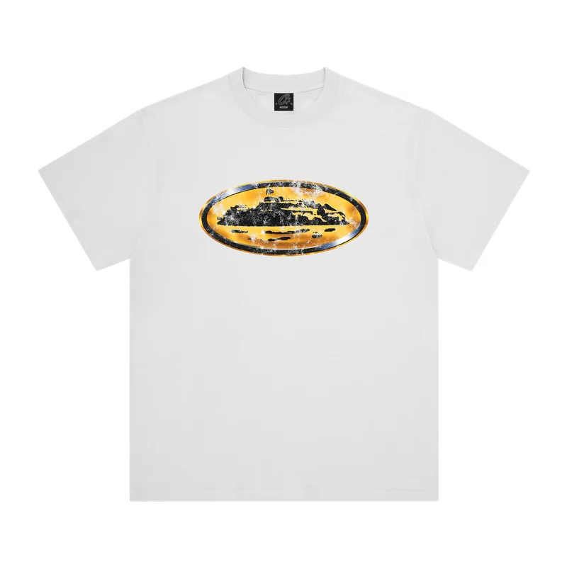 CORRODED ISLAND TEE [WHITE], front view (1 of 2)