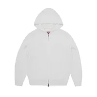ALCATRAZ HEAVY KNIT ZIP HOODIE [NATURAL], back view (2 of 2)