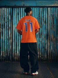 GIAPPONESE COTTON JERSEY [ORANGE], close-up (5 of 5)