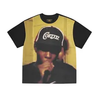 PIRATE RADIO HEAVYWEIGHT TEE [BLACK], front view (1 of 3)