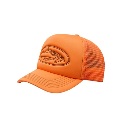 ISLAND OUTLINE TRUCKER HAT [ORANGE]