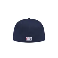 CORTEIZ STORM NEW ERA 59FIFTY FITTED CAP [NAVY], side view (3 of 5)