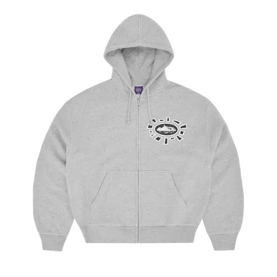 ALWEIZ ZIP HOODIE [HEATHER GREY]