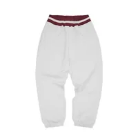 HMP STRIPE RIB SWEATPANT [LIGHT HEATHER], front view (1 of 5)