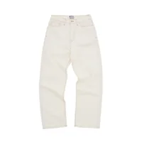 DUAL STRIPE BAGGY JEANS [OFF WHITE], back view (2 of 5)