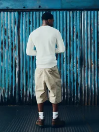 GUERILLAZ CARGO SHORT [STONE], side view (3 of 3)