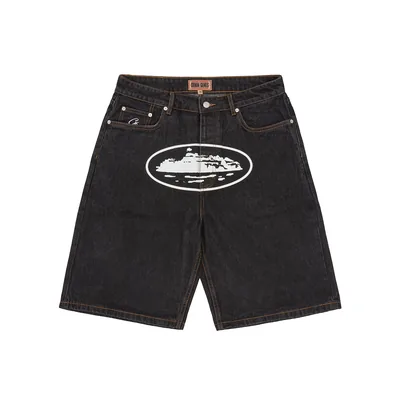 ISLAND DENIM SHORT [WASHED BLACK]