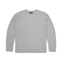 WORLDWIDE WAFFLE THERMAL [HEATHER GREY], back view (2 of 5)