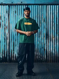 ENERGY TEE [FOREST GREEN], back view (2 of 2)
