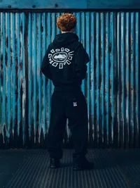 ALWEIZ SWEATPANT [BLACK] — close-up (5 of 5)