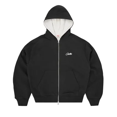 HMP THERMAL ZIP HOODIE [BLACK]