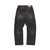 OLD ENGLISH BAGGY JEANS [BLACK WASH] — back view (2 of 3)
