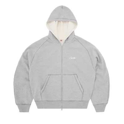 HMP THERMAL ZIP HOODIE [HEATHER GREY]