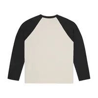 NUMBER 1 RAGLAN LS [BLACK], back view (2 of 2)