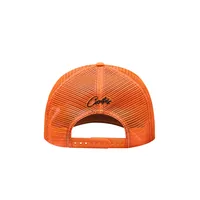 ISLAND OUTLINE TRUCKER HAT [ORANGE], back view (2 of 3)