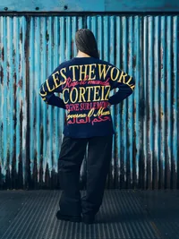 WORLDWIDE WAFFLE THERMAL [NAVY], close-up (5 of 5)