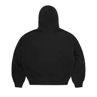 MINI ISLAND ZIP HOODIE [BLACK], back view (2 of 4)