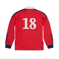 PANELLED RUGBY [RED], back view (2 of 2)