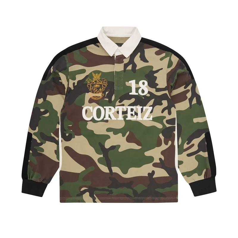 PANELLED RUGBY [WOODLAND CAMO], front view (1 of 2)