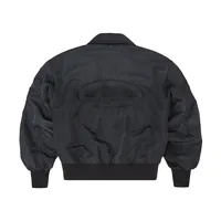 ALCATRAZ BOMBER JACKET [VINTAGE BLACK], back view (2 of 5)