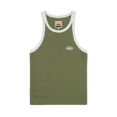 WOMENS CLASSIC TANK TOP [OLIVE/WHITE]