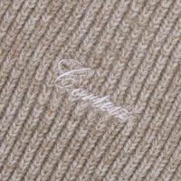 SCRIPT POCKET KNIT SWEATER [OATMEAL], side view (3 of 4)