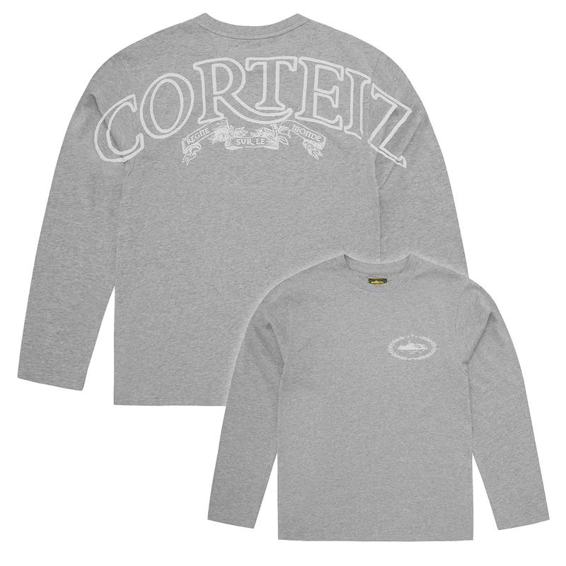 ROYALE HEAVYWEIGHT TEE LS [HEATHER GREY]