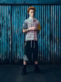 ALWEIZ STRIPE POLO [MULTI] — side view (3 of 4)