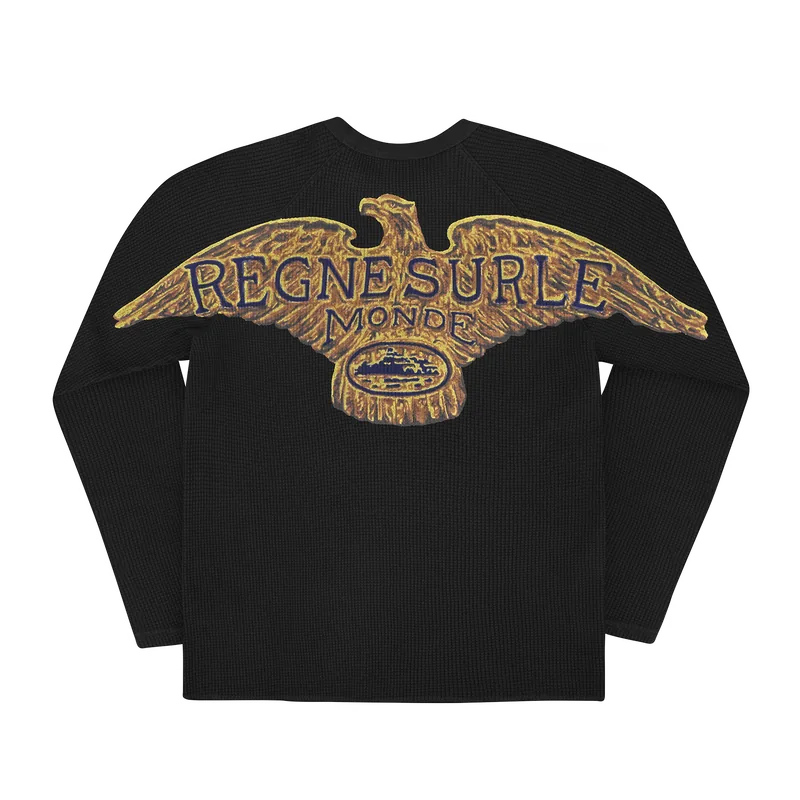 RSLM EAGLE WAFFLE THERMAL [BLACK], front view (1 of 4)