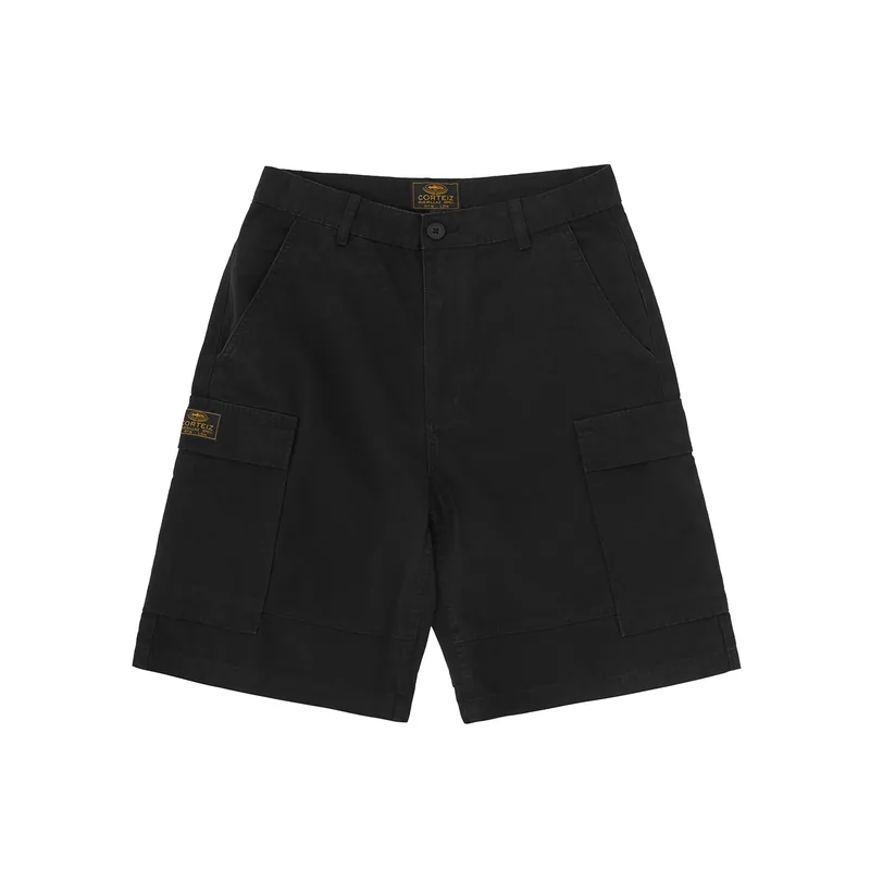 GUERILLAZ CARGO SHORT [BLACK], front view (1 of 2)