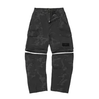 GUERILLAZ CONVERTIBLE PANT [BLACK CAMO], back view (2 of 5)