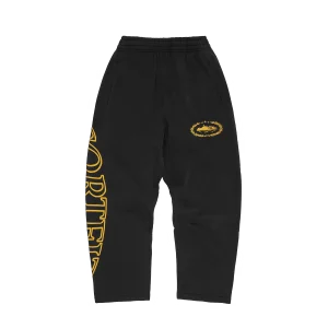 SUPERIOR ROYALE OPEN HEM PANT [BLACK / YELLOW]
